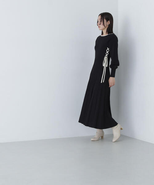 「NATURAL BEAUTY BASIC」 ニットワンピース MEDIUM パープル系その他 レディース_画像7