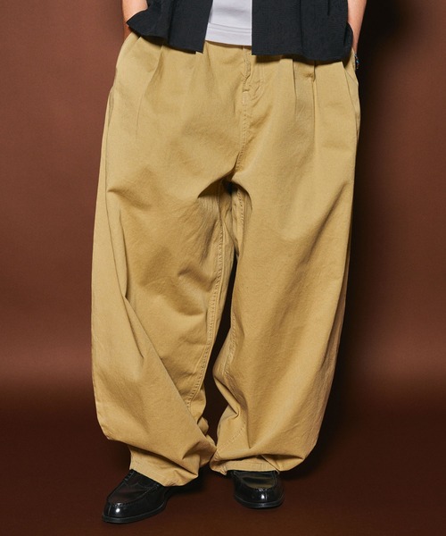 Subciety（サブサエティ） チノパン Super wide balloon chino pants
