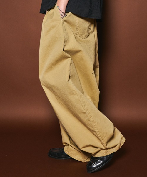 Subciety（サブサエティ） チノパン Super wide balloon chino pants