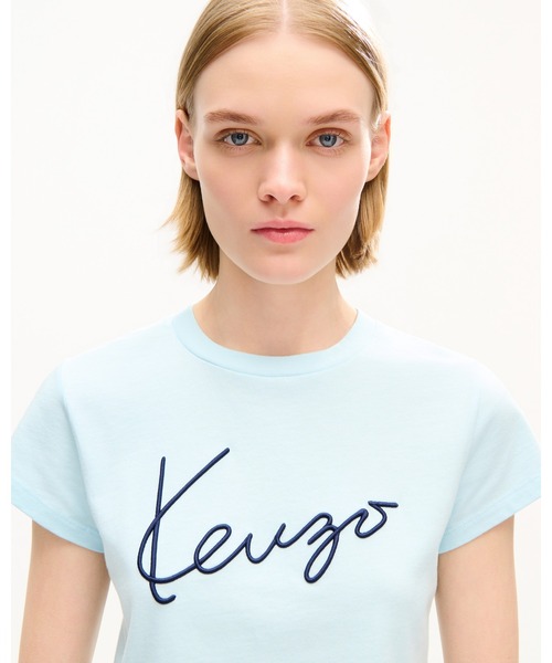 KENZO（ケンゾー） tシャツ 半袖 'KENZO Signature' エンブロイダリー