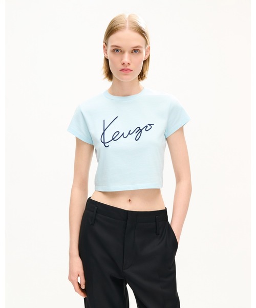 KENZO（ケンゾー） tシャツ 半袖 'KENZO Signature' エンブロイダリー