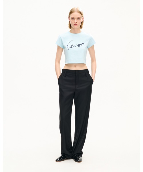 KENZO（ケンゾー） tシャツ 半袖 'KENZO Signature' エンブロイダリー