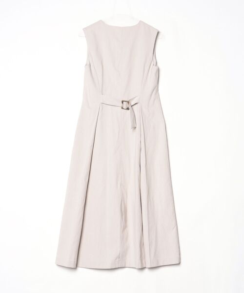「TITE IN THE STORE」 ノースリーブワンピース 38 ベージュ レディース_画像2