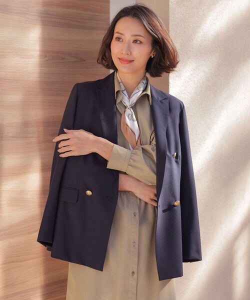 J.PRESS（J.プレス） テーラードジャケット T13 グレー レディース