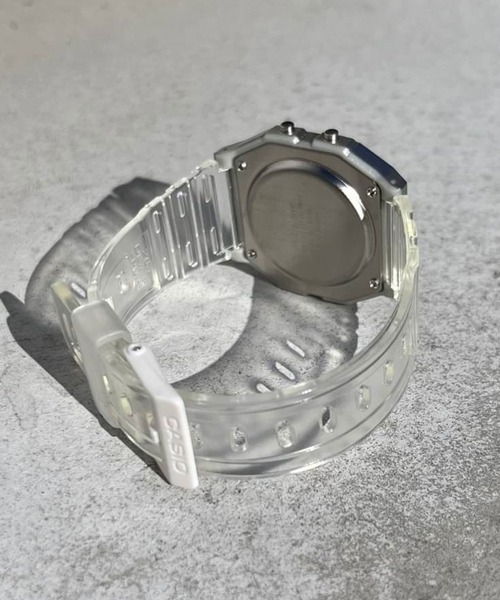「CASIO」 デジタル腕時計 FREE ホワイト レディース_画像5