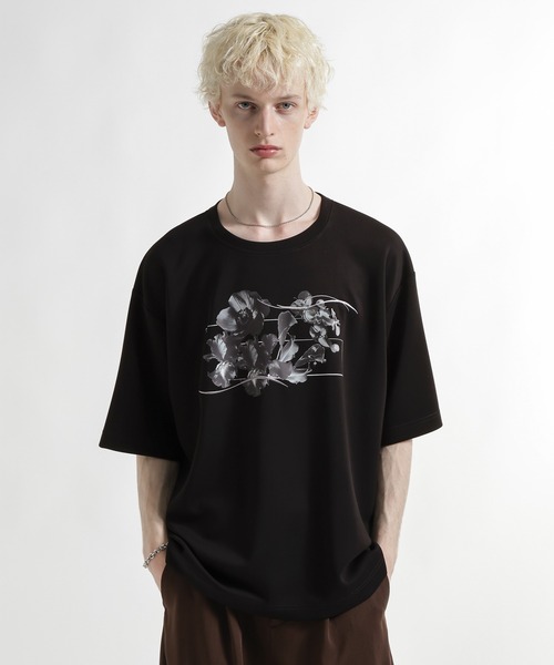 HARE（ハレ） tシャツ 「接触冷感」フラワープリントカット(HARE