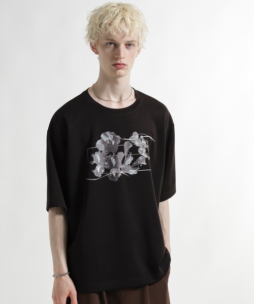 HARE（ハレ） tシャツ 「接触冷感」フラワープリントカット(HARE