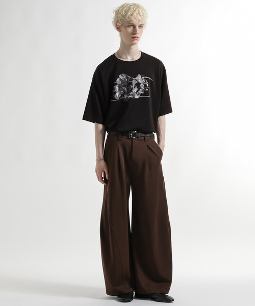 HARE（ハレ） tシャツ 「接触冷感」フラワープリントカット(HARE