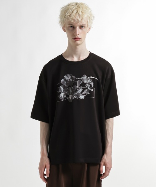 HARE（ハレ） tシャツ 「接触冷感」フラワープリントカット(HARE