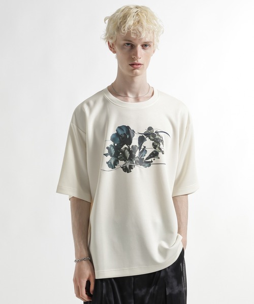 HARE（ハレ） tシャツ 「接触冷感」フラワープリントカット(HARE