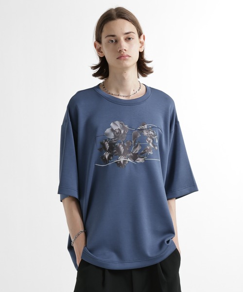 HARE（ハレ） tシャツ 「接触冷感」フラワープリントカット(HARE