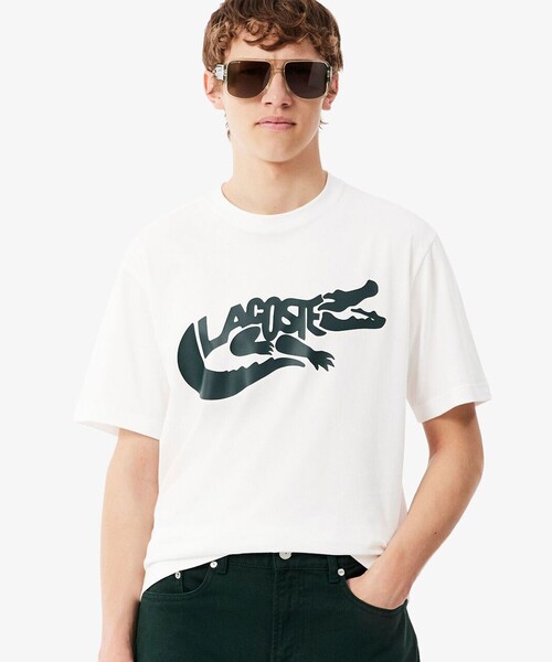 LACOSTE（ラコステ） tシャツ ビッグワニグラフィックプリントTシャツ