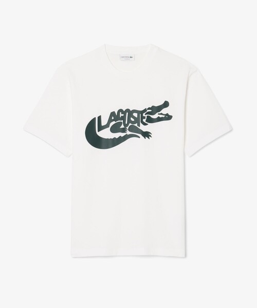 LACOSTE（ラコステ） tシャツ ビッグワニグラフィックプリントTシャツ