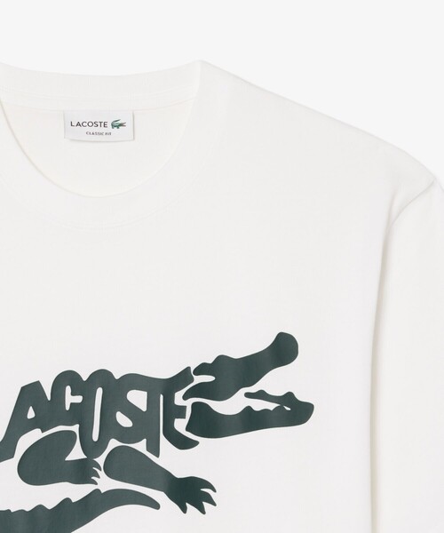 LACOSTE（ラコステ） tシャツ ビッグワニグラフィックプリントTシャツ