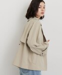トレンチコート コート 羽織るだけでこなれ見え...の詳細画像2