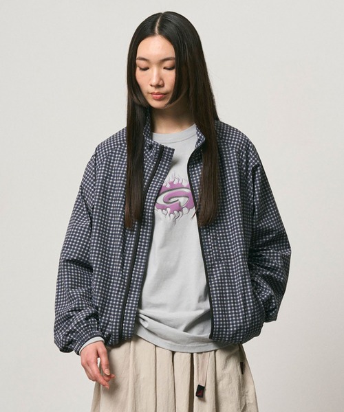 Gramicci（グラミチ） ナイロンジャケット MINI CHECK NYLON JACKET