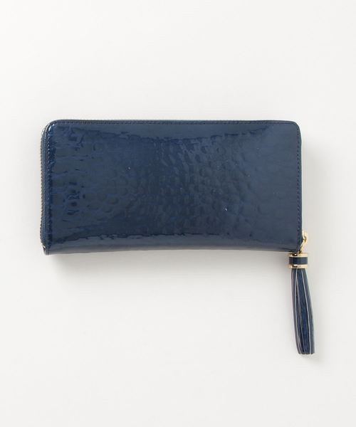 新品未使用 LA BAGAGERIE ラ バガジェリー 革製 三つ折り財布 セール】 シープレザープリーツ加工二つ折り財布 （財布・コインケース