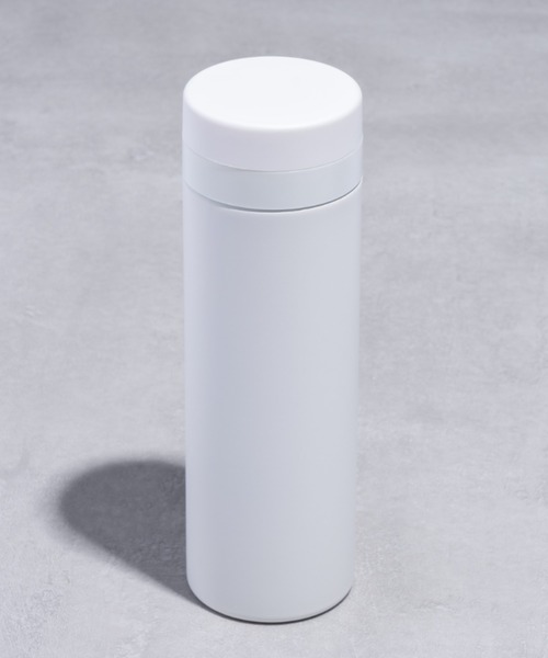 ホワイト ステンレスボトル 円筒形 SETUP7（セットアップセブン） 水筒 「SETUP7」スリムサーモステンレス