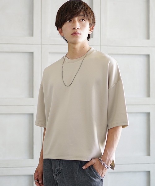 MinoriTY tシャツ Tシャツ メンズ 接触冷感 夏服 ポンチ素材 オーバー 