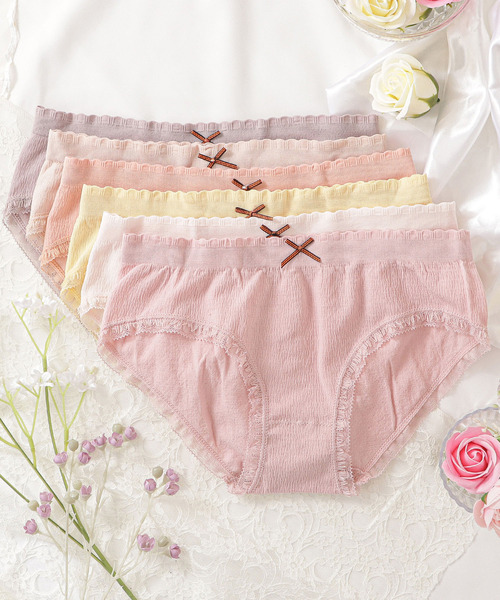Lace Ladies（レースレディース） ショーツ 6枚セット ワンポイント