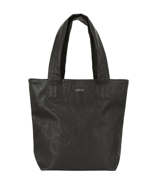 ZUCCa EMBOSS トートバッグ 黒 ズッカ EMBOSSバッグ（トートバッグ）｜ZUCCa（ズッカ）のファッション