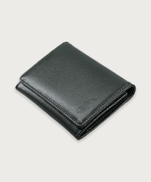 ポロラルフローレン　名刺入れ　レザー　ネイビー エンボスレザー カードケース（名刺入れ）｜POLO RALPH LAUREN