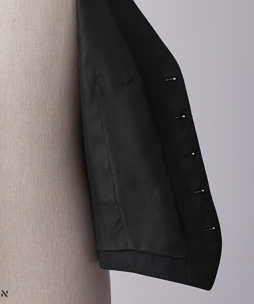 UNITED ARROWS  ウールジレ UNITED ARROWS ベスト ジレ タスマニア ウール サージ 5ボタン