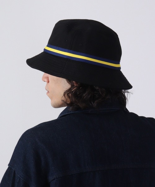 COMFORTABLE REASON ストライプ バケットハット COMFORTABLE REASON WONDERLANDストライプハットバケハ