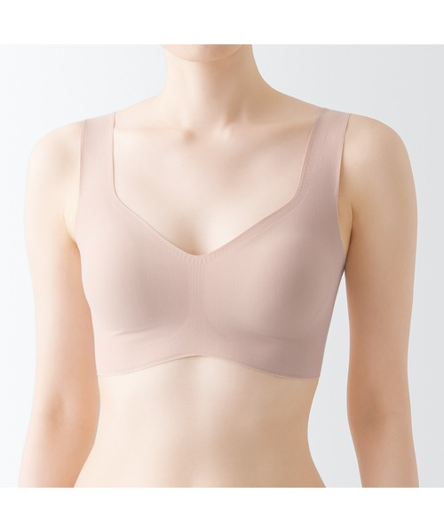 無印良品 ブラジャー ひびきにくいハーフトップブラジャー