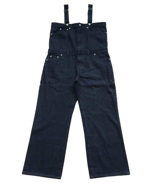 【新品】antiqua デニムサロペット オーバーオール ワイドパンツ 完売品 antiqua サロペット オーバーオール 綿100%デニムサロペット