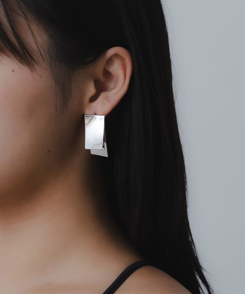 ピアス YUKA(^^) yu-ka ピアス YU-KA:プレートピアス レディース : ZOZOTOWN