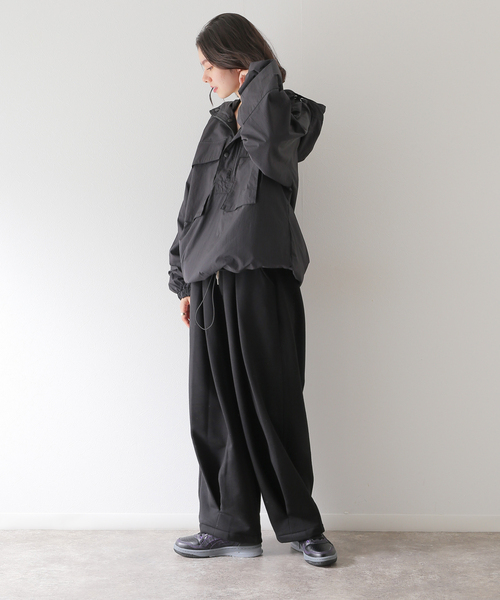 ANGLAN（アングラン） ワイドパンツ スウェットパンツ ジャージ