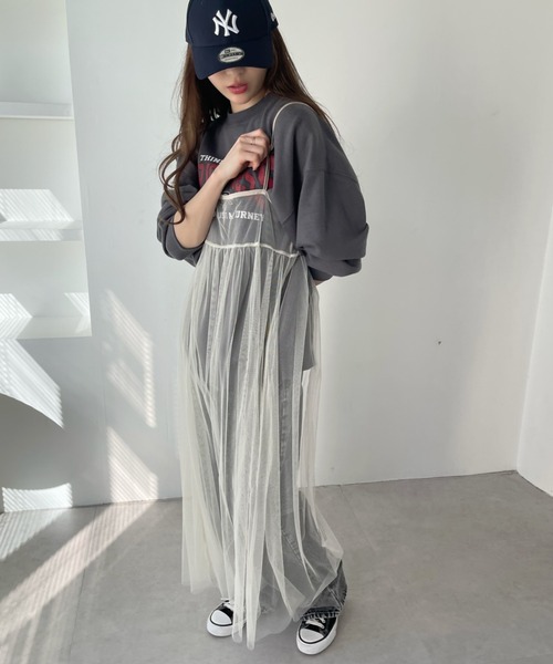 Ada. ワンピース チュール マルチWAY キャミワンピース