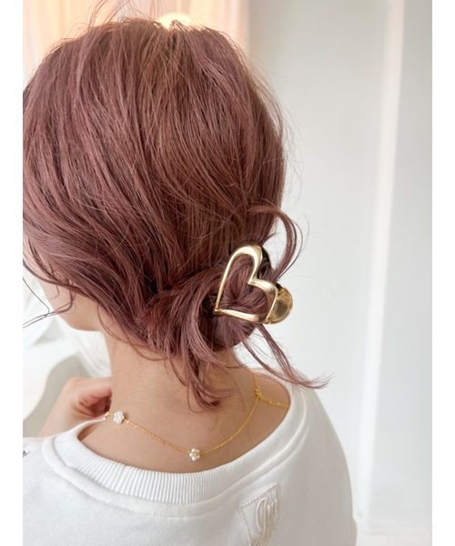 JUMELLE（ジュメロ） ヘアクリップ heart vance clip : ZOZOTOWN Yahoo