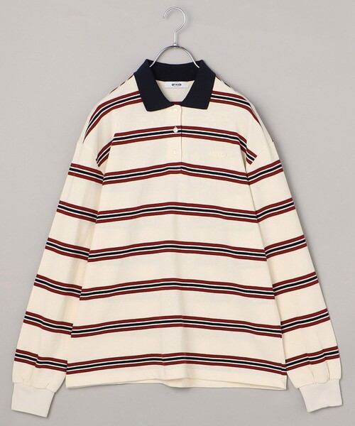 ポロシャツ ポロ FAD/エフエーディー STRIPE PIQUE SHIRTS/ ストライプピケシャツ レディース メンズ FREAK'S STORE ポロシャツ ポロ FAD/エフエーディー STRIPE