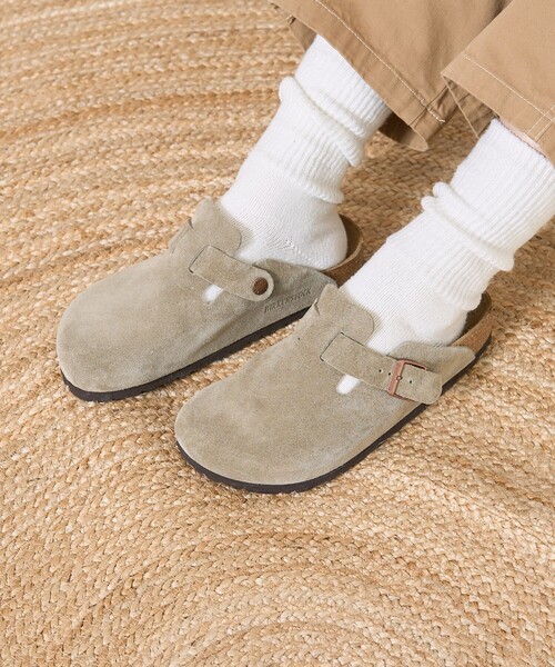 サンダル BIRKENSTOCK/ビルケンシュトック Boston スエードレザー「36 
