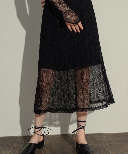 NEUNA ワンピース フラワーメッシュOP : ZOZOTOWN Yahoo!店