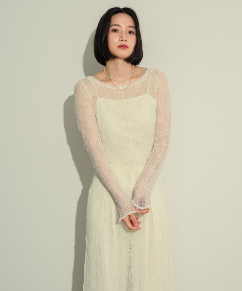 NEUNA ワンピース フラワーメッシュOP : ZOZOTOWN Yahoo!店