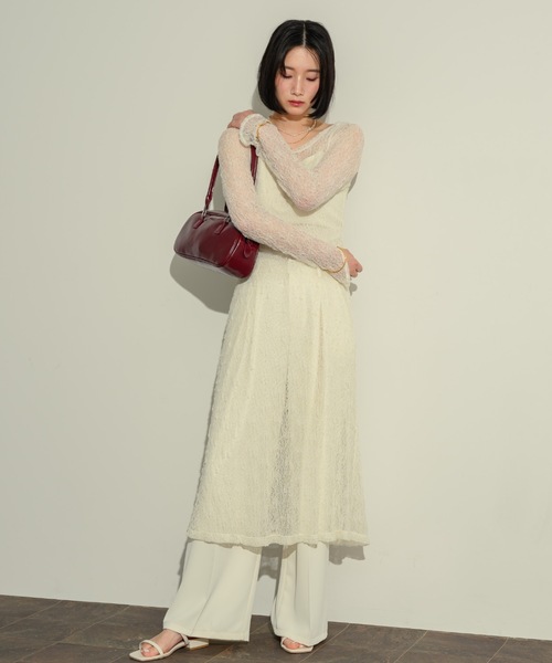 NEUNA ワンピース フラワーメッシュOP : ZOZOTOWN Yahoo!店