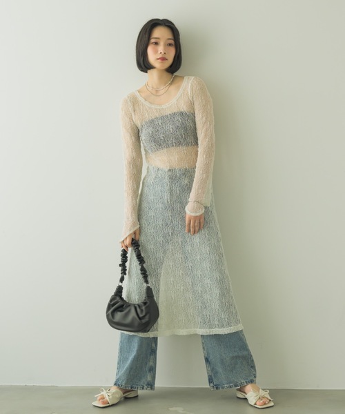 リアル ワンピース NEUNA フラワーメッシュOP Yahoo!店 ZOZOTOWN : ワンピース