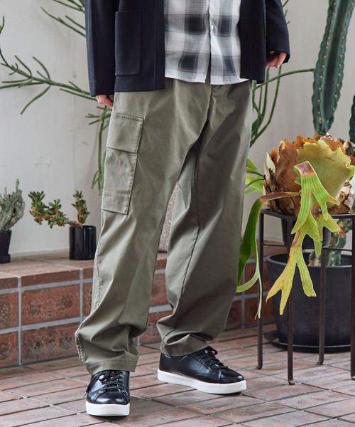 GLOBAL WORK カーゴパンツ クリーンストレッチカーゴパンツ