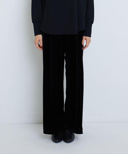 パンツ タックワイドチノパンツ レディース メンズ タック入りワイド