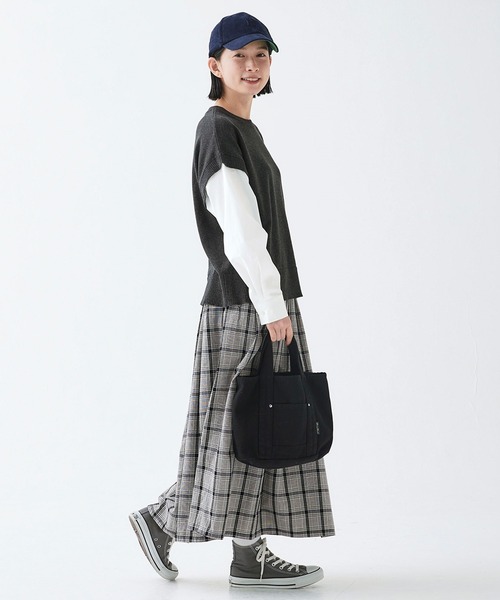 Sunny clouds（サニークラウズ） スカート モノトーンチェックの