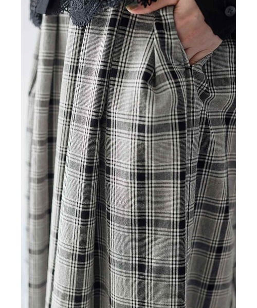 Sunny clouds（サニークラウズ） スカート モノトーンチェックの