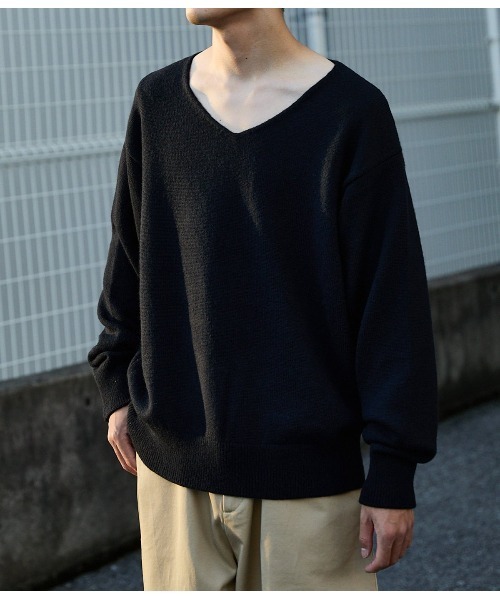 PORT BY ARK セーター ニット PORT BY ARK / ポートバイアーク：V Neck