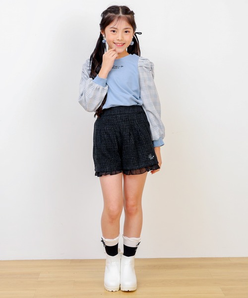 PINKHUNT（ピンクハント） パンツ ツイード キュロット ショートパンツ