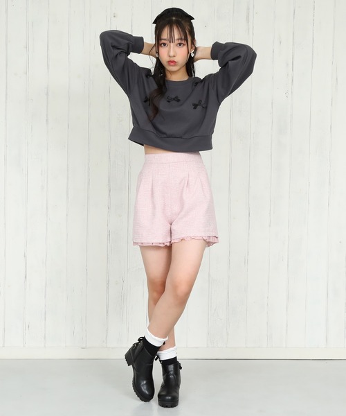 PINKHUNT（ピンクハント） パンツ ツイード キュロット ショートパンツ