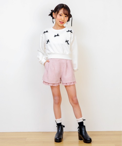 PINKHUNT（ピンクハント） パンツ ツイード キュロット ショートパンツ