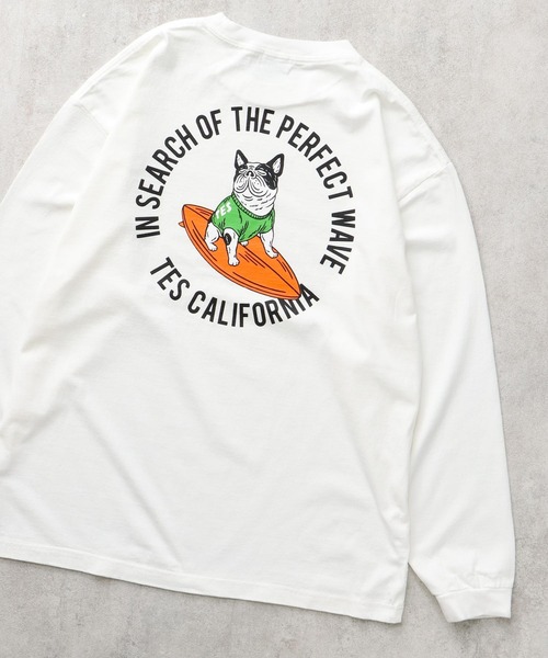 The Endless Summer tシャツ TES CIRCLE LOGO LONG SLEEVE T