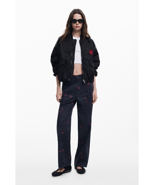 パンツ CHERRYCHECK ロングパンツ レディース